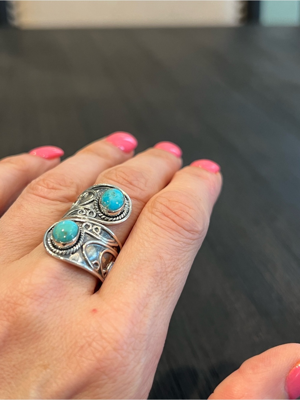 NWT Sterling Silver Ring Size 7 - Picture 2 of 3